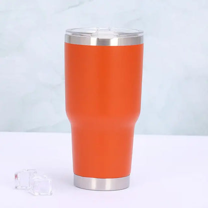 Thermobecher mit Schiebeverschluss und doppelwandiger Isolierung