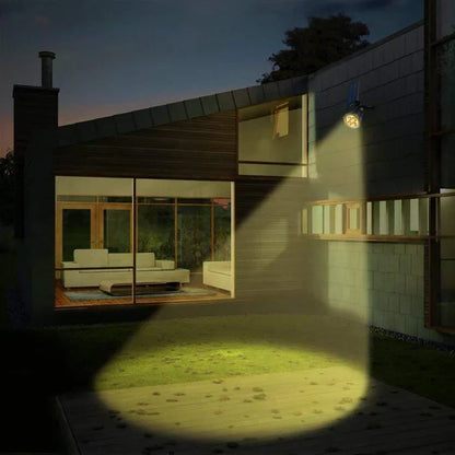 Verstellbare Solarleuchte für den Garten