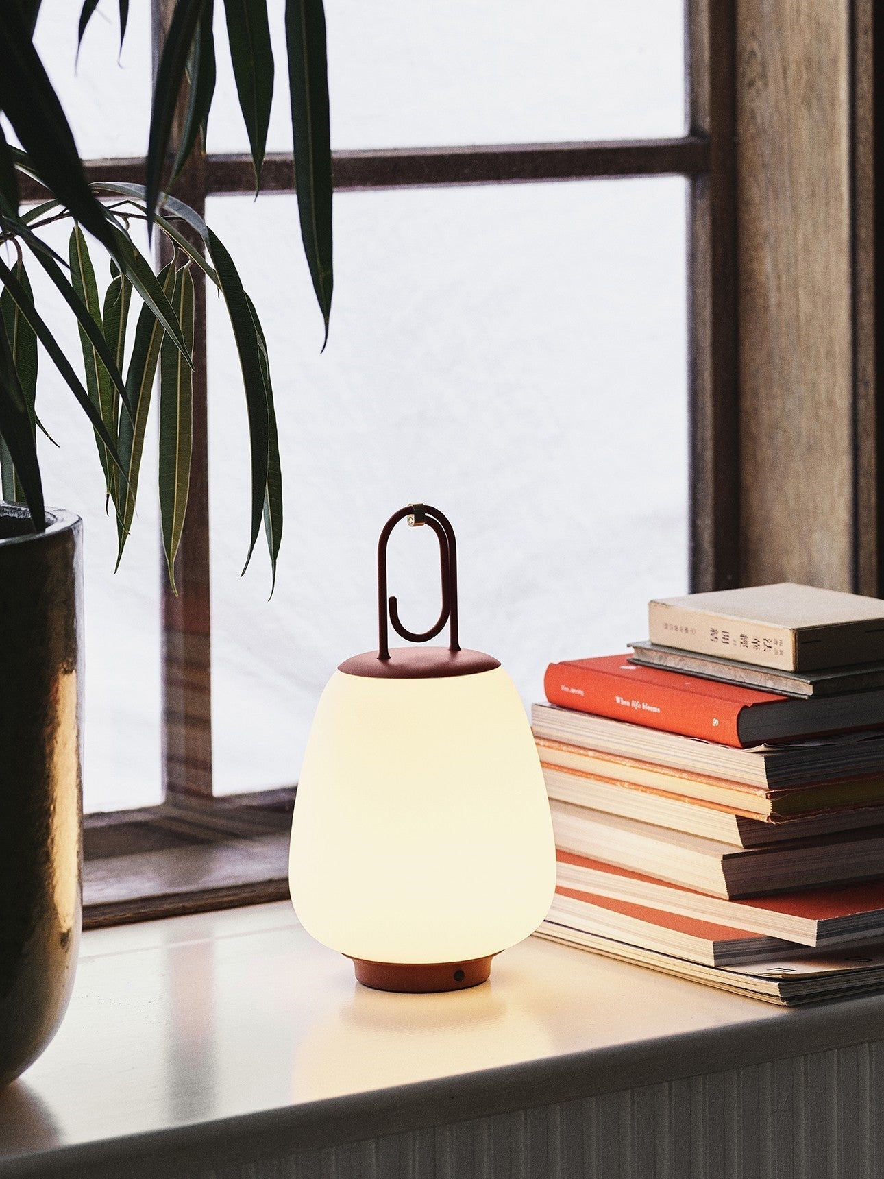 Tragbare LED-Terrassenlampe für stimmungsvolle Beleuchtung