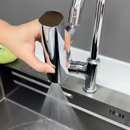 360° Drehbarer Wasserhahnaufsatz – Flexibler Sprühkopf für einfachen Wasserfluss und bessere Reinigung