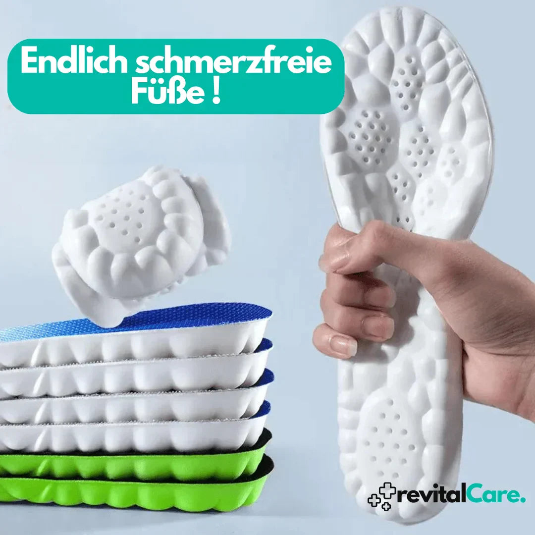 Komfortable 4D Einlegesohlen für den Alltag