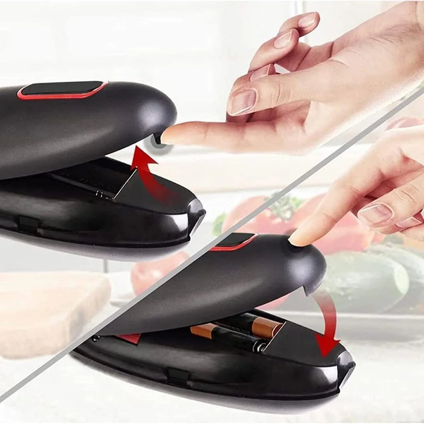 Dosenöffner mit Ein-Knopf-Steuerung und Ergonomischem Griff