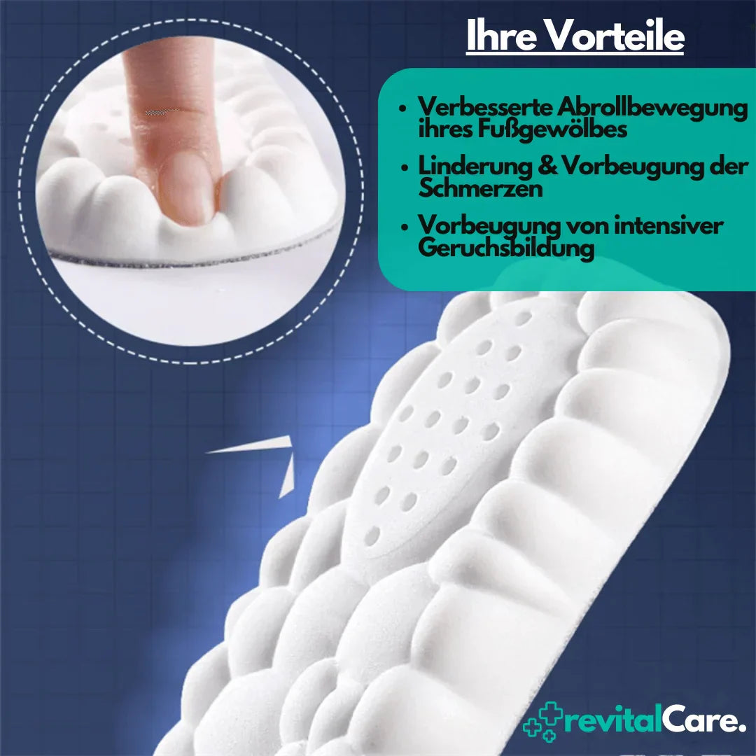 Komfortable 4D Einlegesohlen für den Alltag