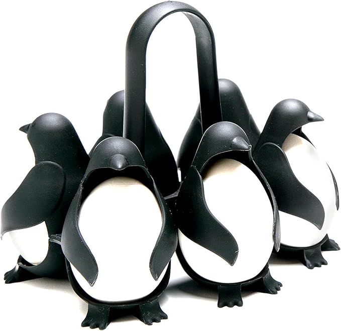 3-in-1 Eierhalter mit Süßem Pinguin-Design – Praktischer Eierbecher für Küche und Frühstück