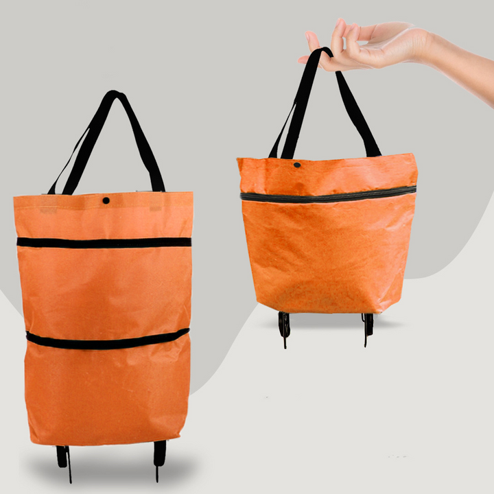 Einkaufsroller Tasche Faltbar - 2-in-1 für Komfort