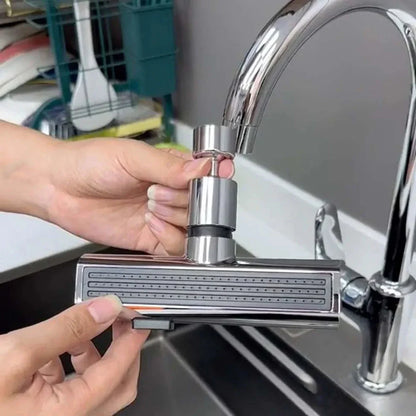 360° Drehbarer Wasserhahnaufsatz – Flexibler Sprühkopf für einfachen Wasserfluss und bessere Reinigung