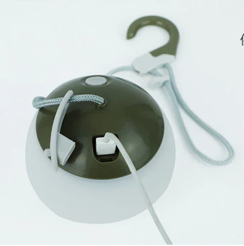 Wiederaufladbare Retro-LED-Campinglampe mit USB – Tragbare Hängelampe für Outdoor & Zelt