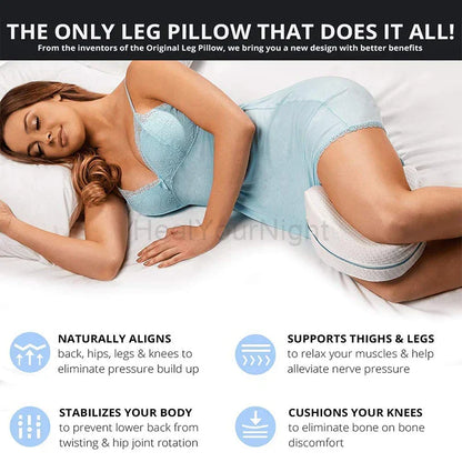 Orthopädisches Beinkissen aus Memory Foam für Ergonomische Unterstützung