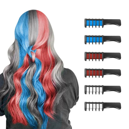 Waschbarer Haarkreide-Stift Set – Bunte Akzente für Dein Haar