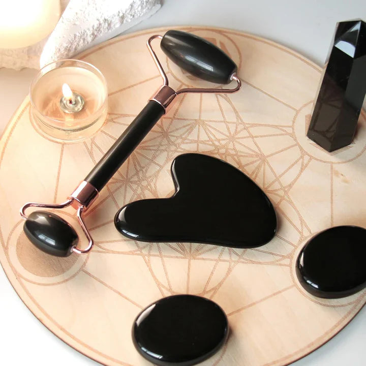 Sofortiges Glühen Gua Sha & Jade Roller Set – für Strahlende Haut und Entspannung