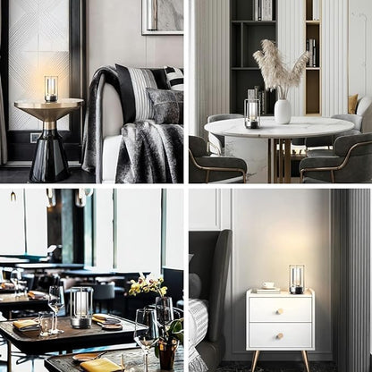 Industrielle Metall Tischleuchte im Retro-Stil