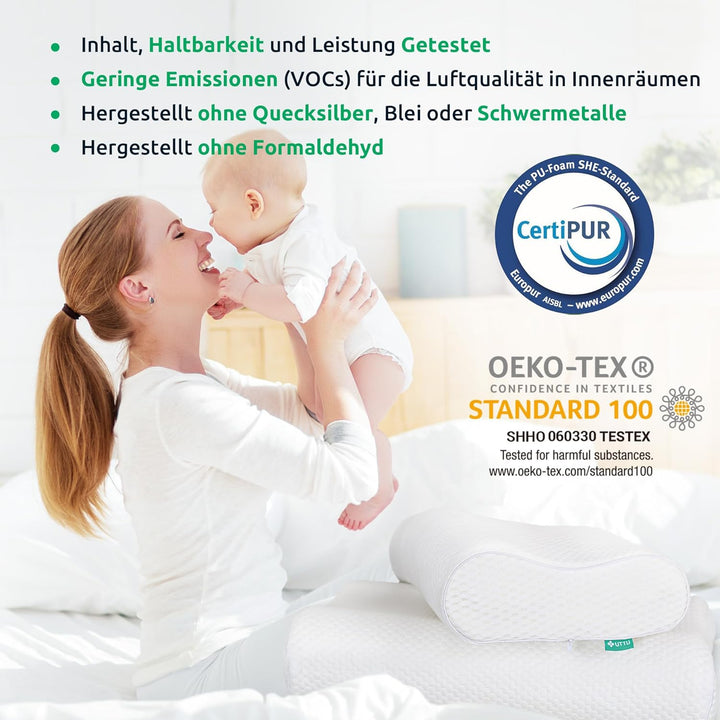Ergonomisches Orthopädisches Nackenkissen – Optimale Unterstützung für eine gesunde Schlafhaltung
