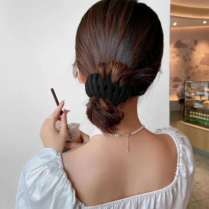 Elastische Vogelnest Haarspange – Sicherer Halt & Stilvolles Design