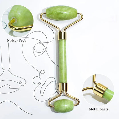 Sofortiges Glühen Gua Sha & Jade Roller Set – für Strahlende Haut und Entspannung