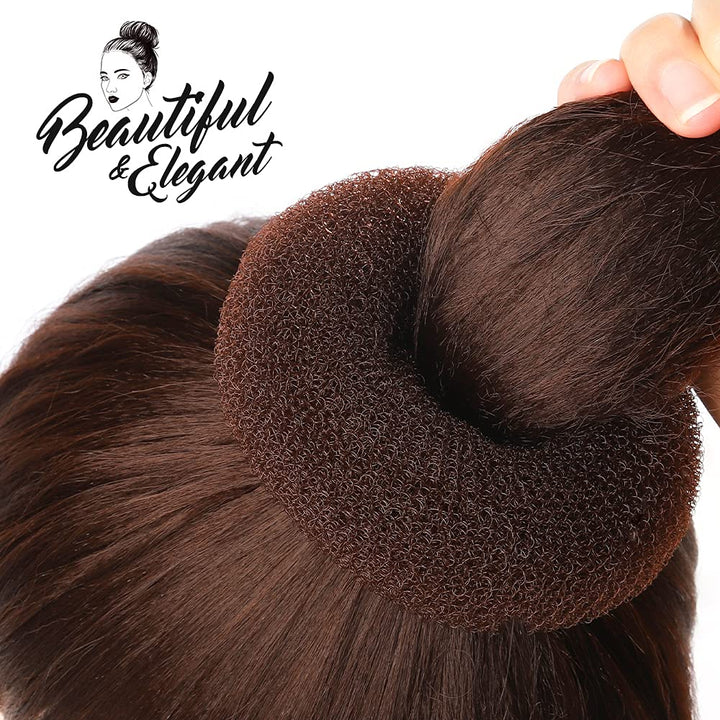 Donut-Haarknoten Set – Voluminöse Dutt-Hilfe für Perfekte Hochsteckfrisuren