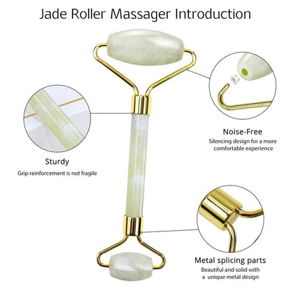 Sofortiges Glühen Gua Sha & Jade Roller Set – für Strahlende Haut und Entspannung