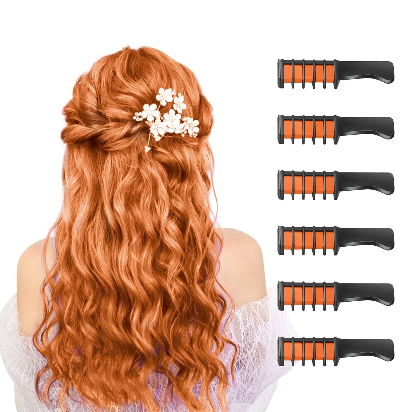 Waschbarer Haarkreide-Stift Set – Bunte Akzente für Dein Haar