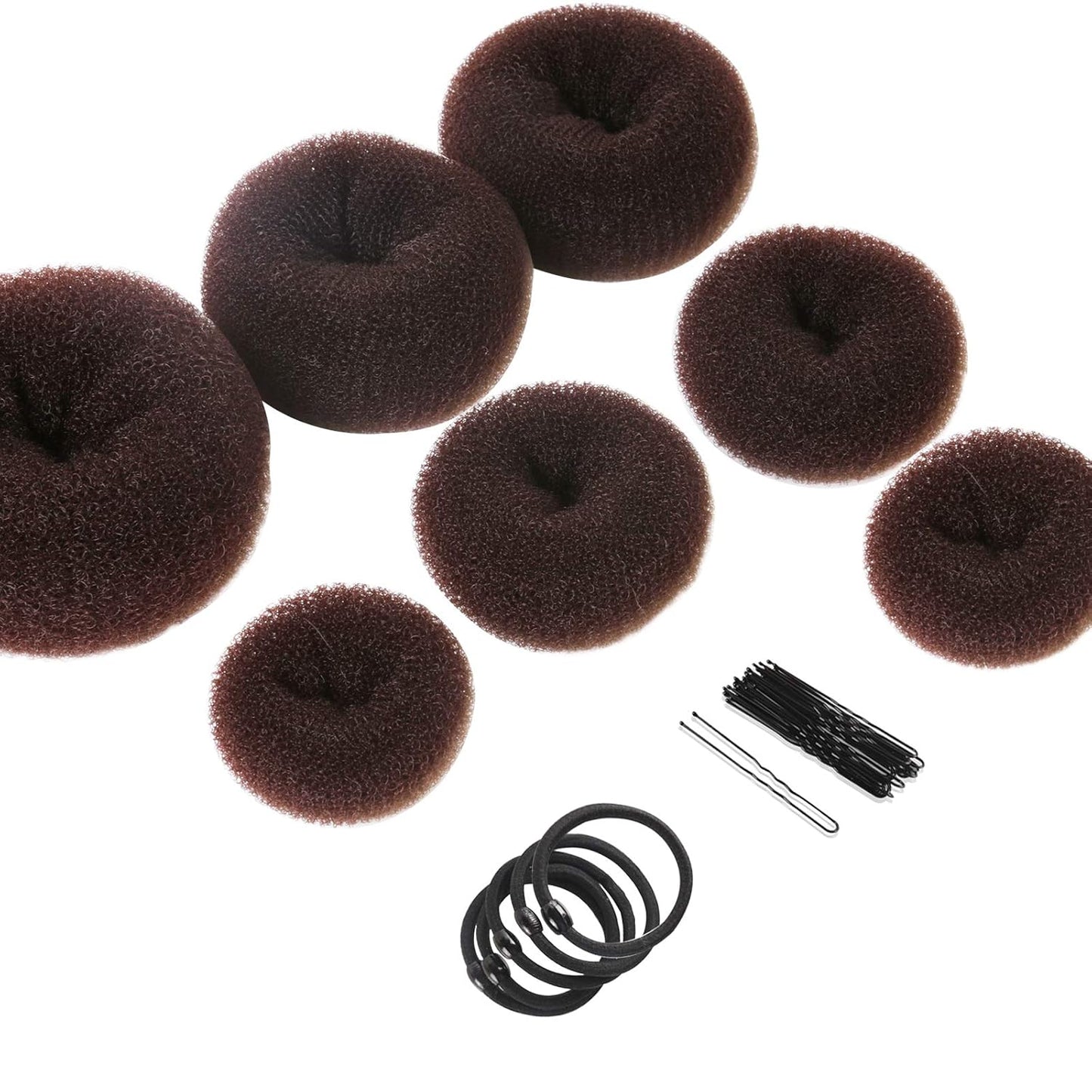 Donut-Haarknoten Set – Voluminöse Dutt-Hilfe für Perfekte Hochsteckfrisuren