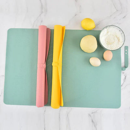 Antihaft Silikon-Backunterlage – Wiederverwendbare Teigmatte für Backen und Kochen