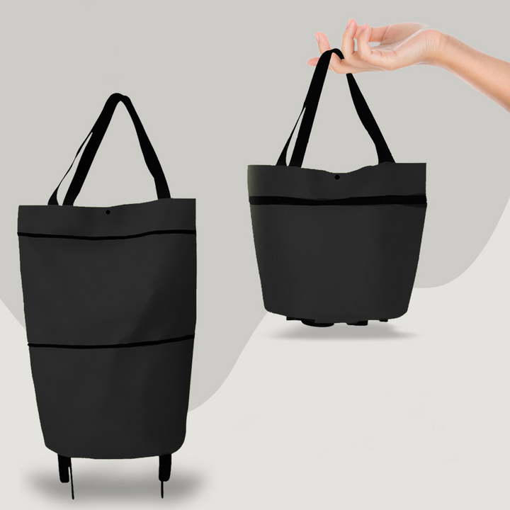 Einkaufsroller Tasche Faltbar - 2-in-1 für Komfort