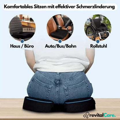Ergonomisches 4D Sitzkissen mit Orthopädischer Unterstützung für Maximalen Komfort
