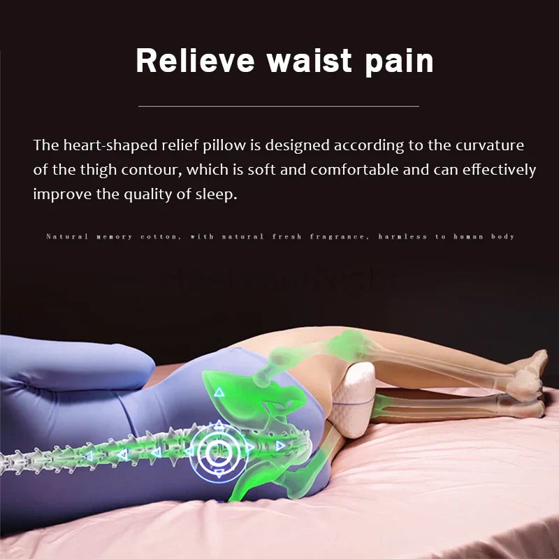 Orthopädisches Beinkissen aus Memory Foam für Ergonomische Unterstützung