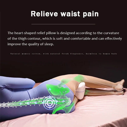 Orthopädisches Beinkissen aus Memory Foam für Ergonomische Unterstützung