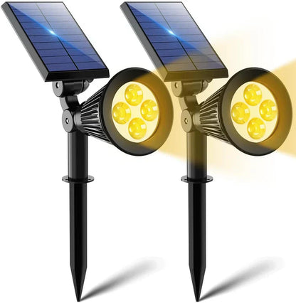 Verstellbare Solarleuchte für den Garten