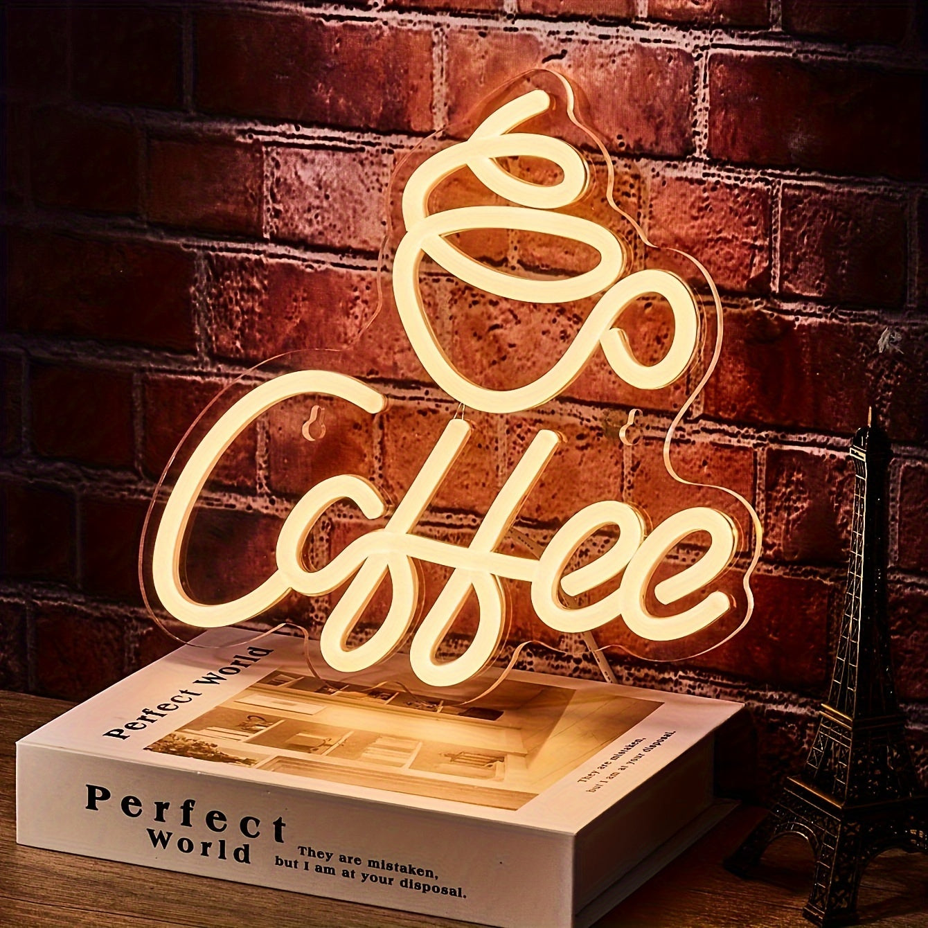 Neonlicht Kaffee – Stylisches LED-Schild für Wand
