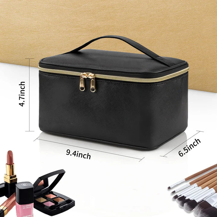 Praktischer Make-Up Organizer für Reisen – mit Fächern und Verteilern für Ordnung