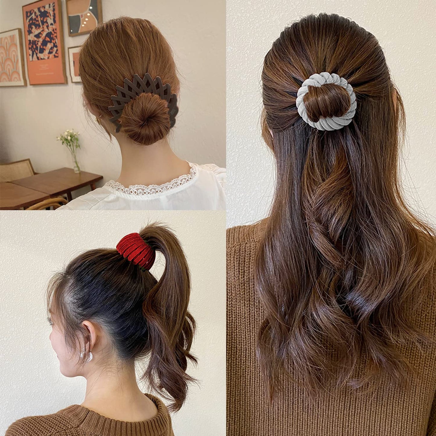 Elastische Vogelnest Haarspange – Sicherer Halt & Stilvolles Design