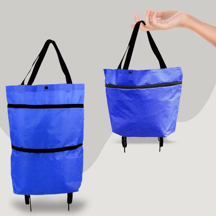 Einkaufsroller Tasche Faltbar - 2-in-1 für Komfort