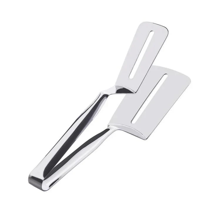 Wendbarer Edelstahl-Spachtel mit Rutschfestem Griff für Bratpfanne und Grill