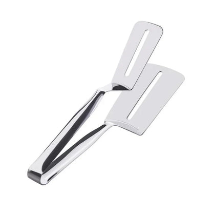 Wendbarer Edelstahl-Spachtel mit Rutschfestem Griff für Bratpfanne und Grill
