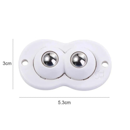 Selbstklebende Rollenräder 4er Set für Möbel und mehr