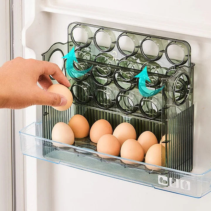 Eier Organizer für hygienische und ordentliche Aufbewahrung