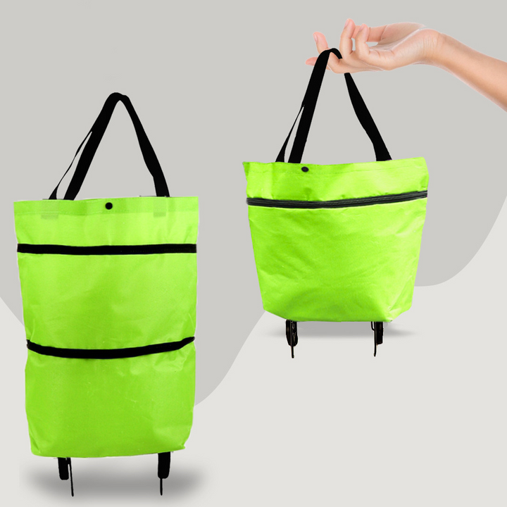 Einkaufsroller Tasche Faltbar - 2-in-1 für Komfort