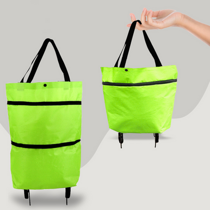 Einkaufsroller Tasche Faltbar - 2-in-1 für Komfort