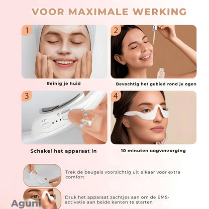 Regenerative Rotlicht Therapiebrille Mit EMS Technologie