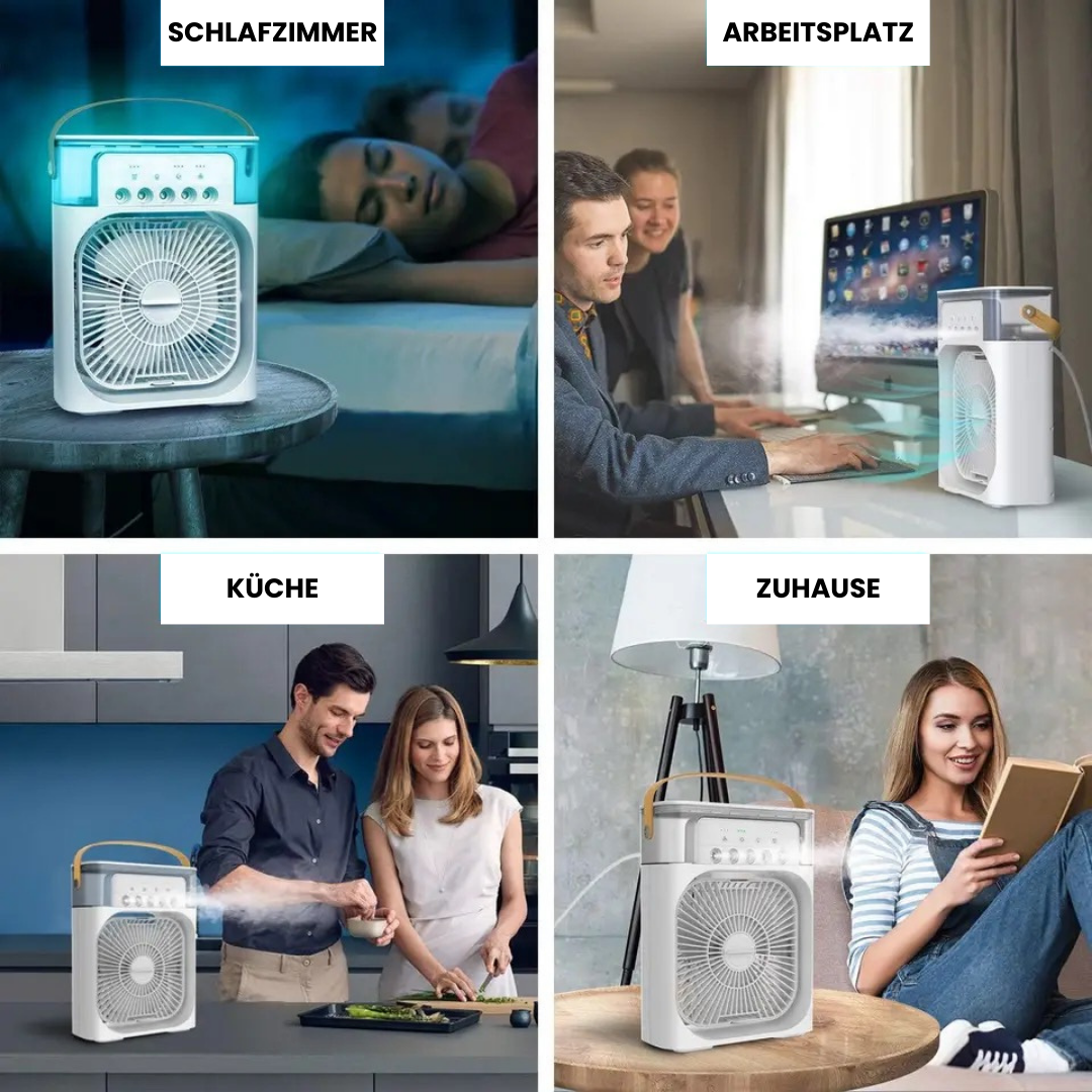 Tragbare Mini Klimaanlage für kühlere Luft