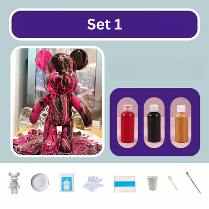 DIY Farben Bär Set – Bunte Bärenfiguren zum Selbergestalten