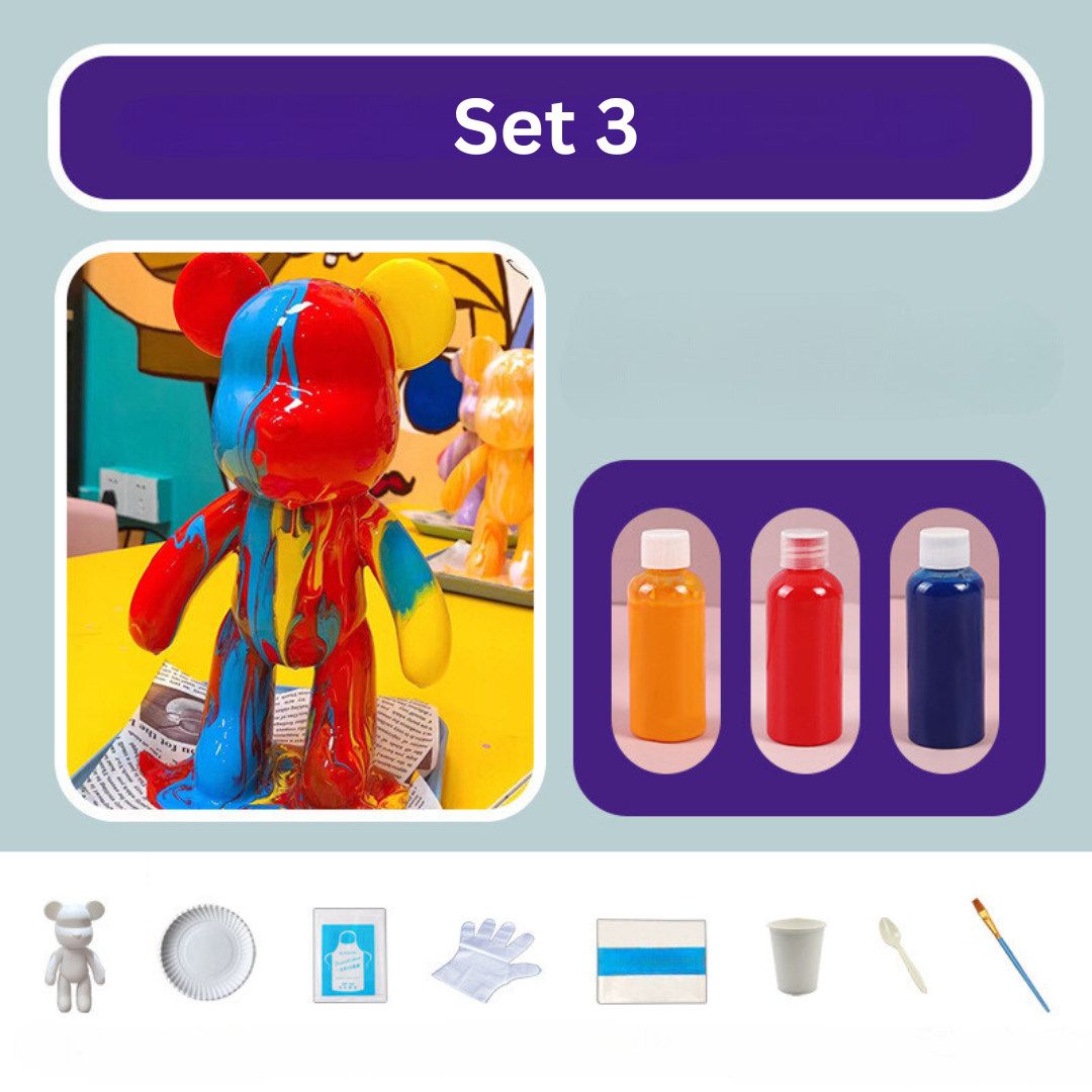 DIY Farben Bär Set – Bunte Bärenfiguren zum Selbergestalten