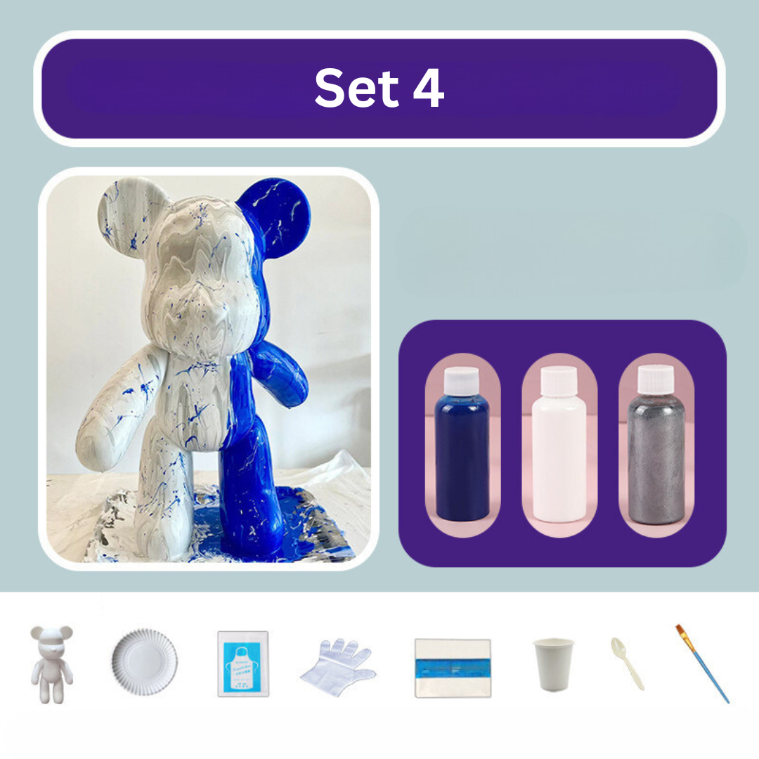 DIY Farben Bär Set – Bunte Bärenfiguren zum Selbergestalten