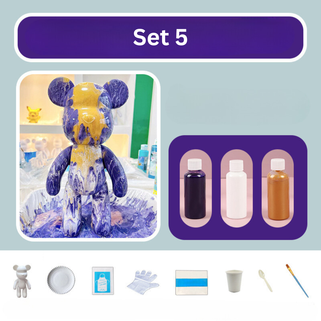 DIY Farben Bär Set – Bunte Bärenfiguren zum Selbergestalten