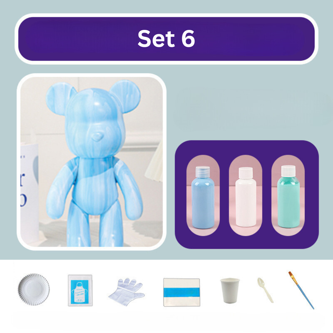 DIY Farben Bär Set – Bunte Bärenfiguren zum Selbergestalten