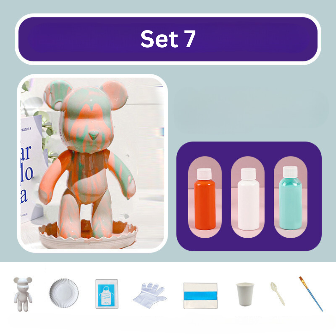 DIY Farben Bär Set – Bunte Bärenfiguren zum Selbergestalten