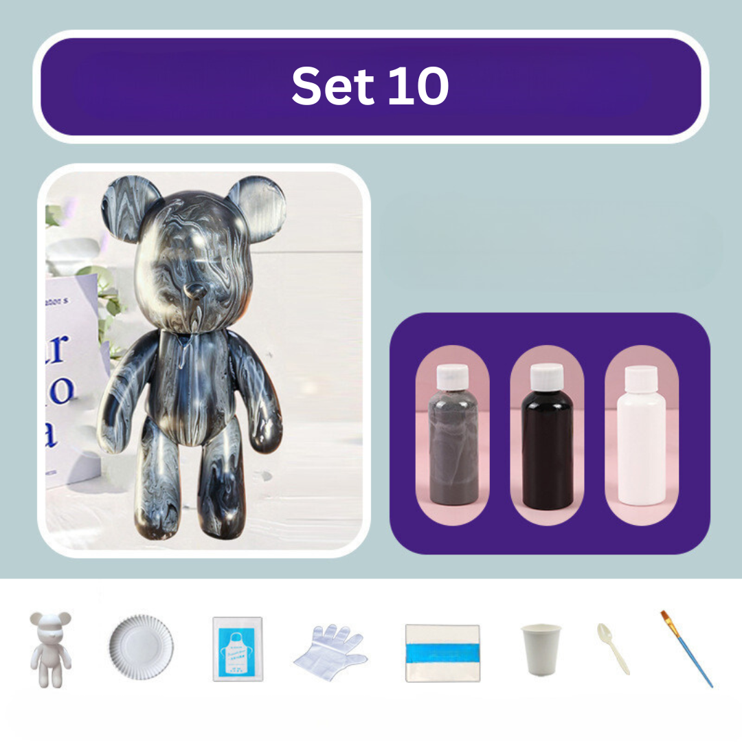 DIY Farben Bär Set – Bunte Bärenfiguren zum Selbergestalten