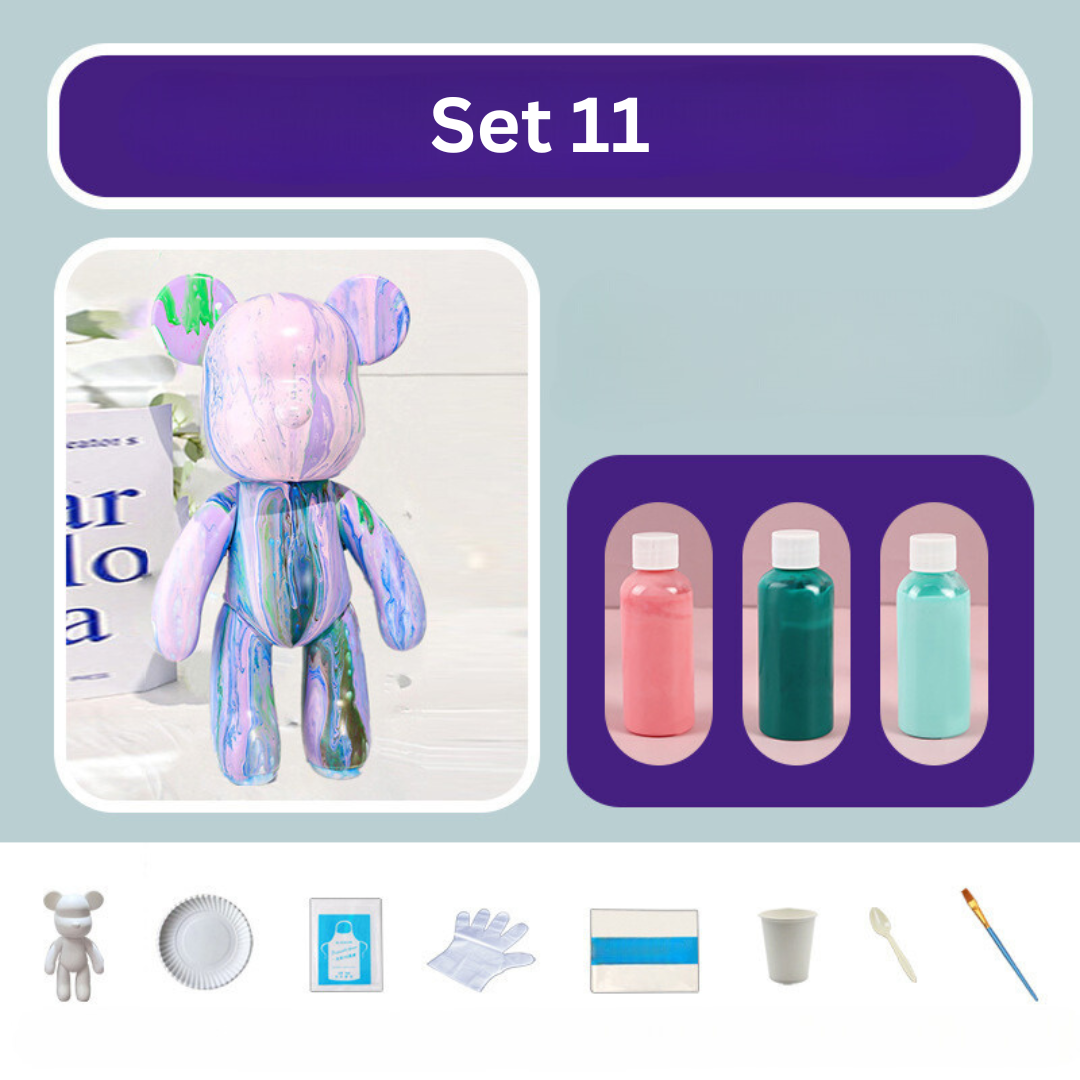 DIY Farben Bär Set – Bunte Bärenfiguren zum Selbergestalten