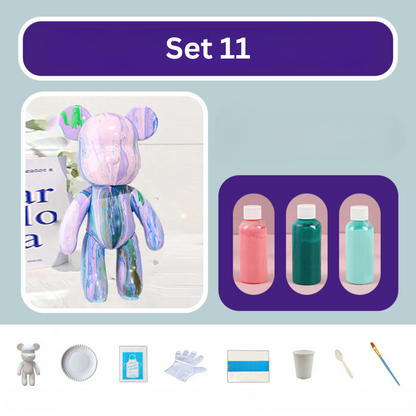 DIY Farben Bär Set – Bunte Bärenfiguren zum Selbergestalten