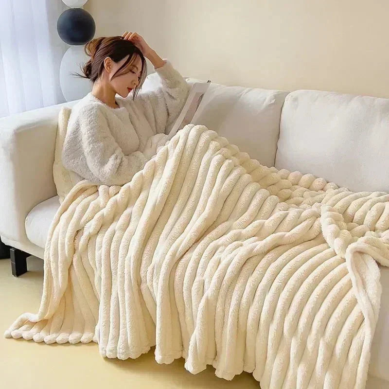 Extra Große Kuscheldecke aus Plüsch